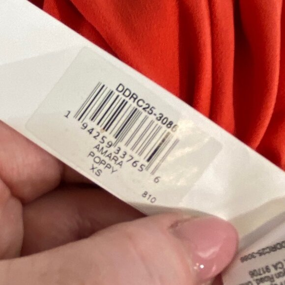 NWT Dress the Population Amara Dress in Poppy size XS - Picture 6 of 8